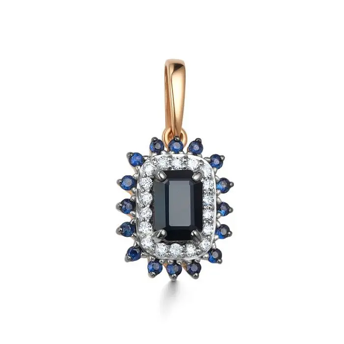 Подвеска декоративная из красного золота