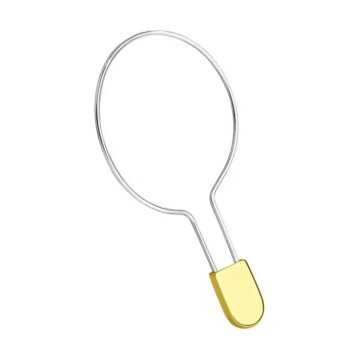Серьги одиночные из серебра