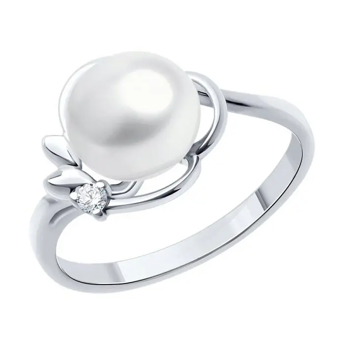 Кольцо декоративное из серебра