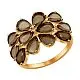 Кольцо декоративное из красного золота