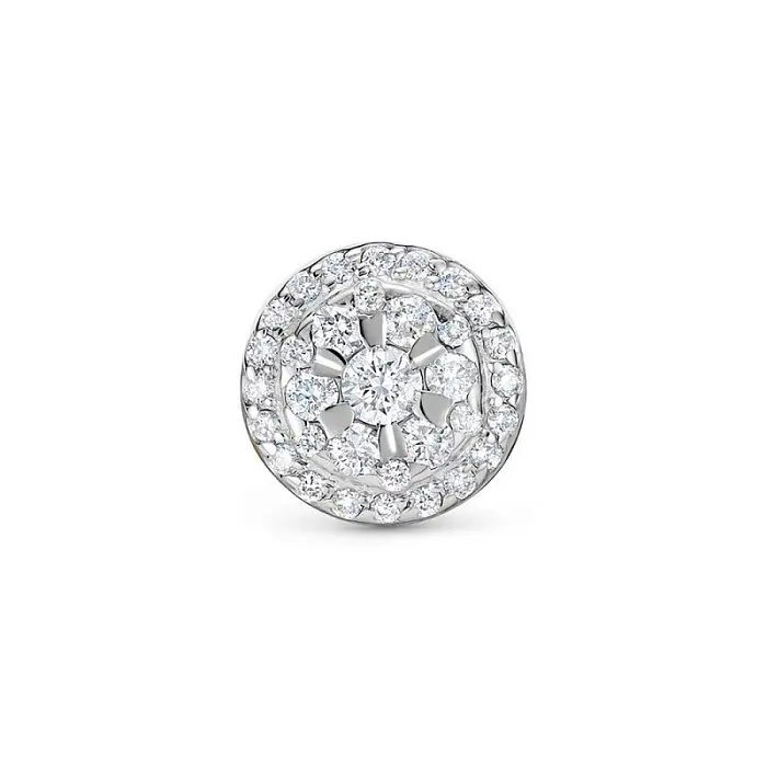 Подвеска бегунок из белого золота Подвеска бегунок из белого золота