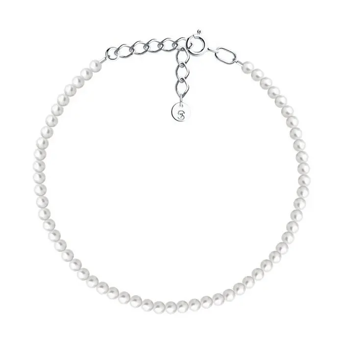 Браслет декоративный из серебра