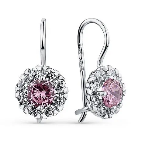 Серьги детские из серебра
