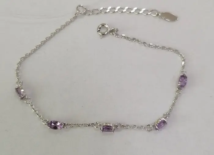 Браслет декоративный из серебра