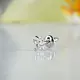 Серьги одиночные из серебра