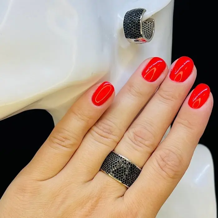 Серьги с английским замком из серебра