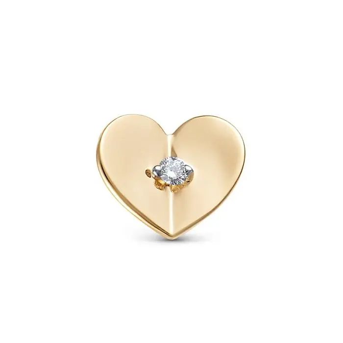 Подвеска бегунок из красного золота