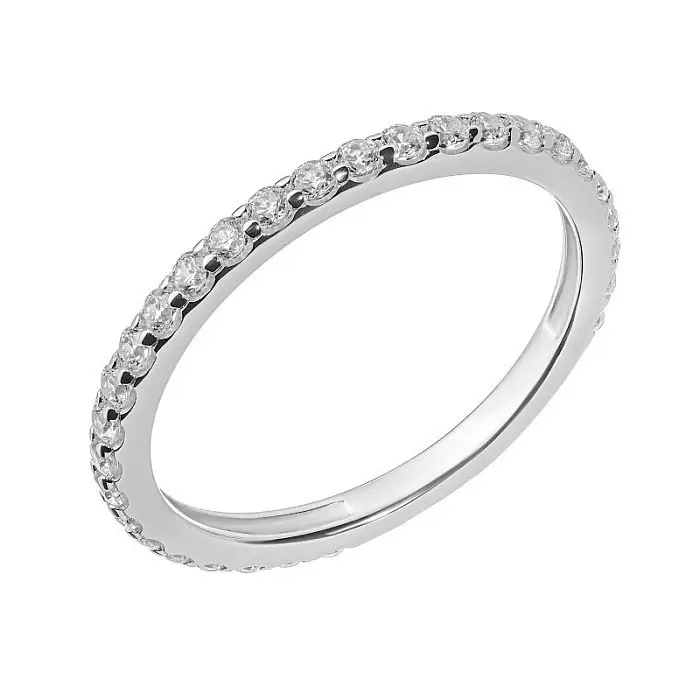 Кольцо декоративное из серебра