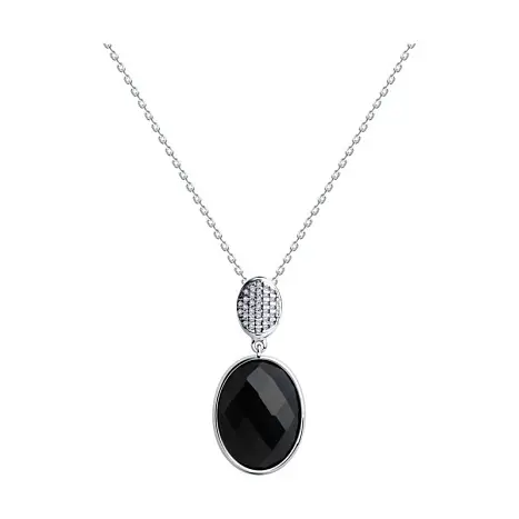 Цепь колье из серебра