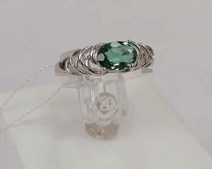 Кольцо декоративное из серебра