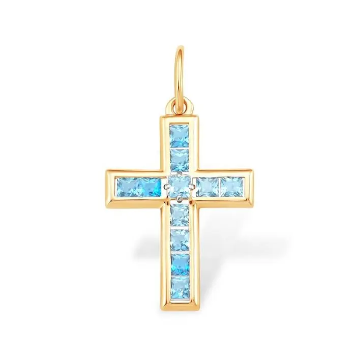 Подвеска декоративная из красного золота