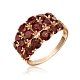 Кольцо декоративное из красного золота