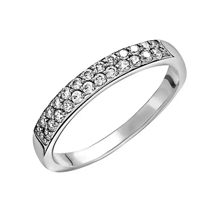 Кольцо декоративное из серебра