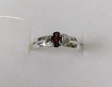 Кольцо декоративное из серебра