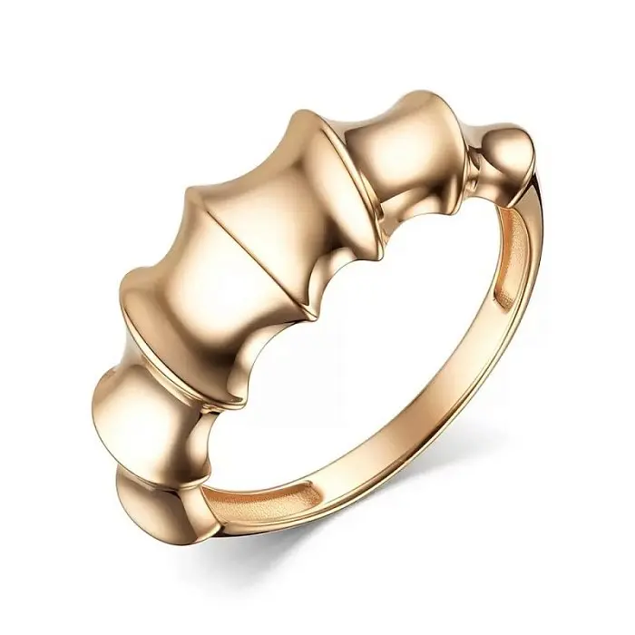 Кольцо декоративное из красного золота