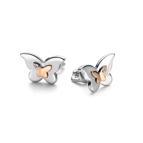 Серьги пуссеты из серебра