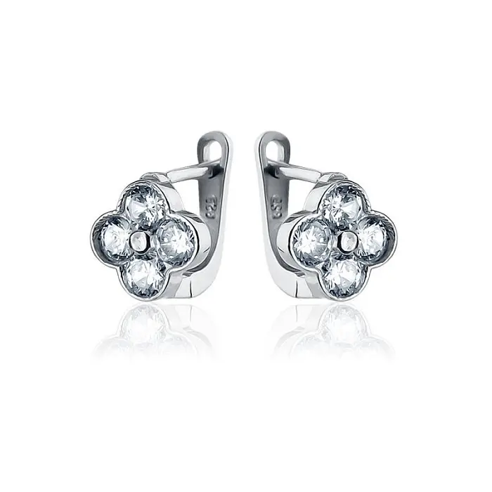 Серьги детские из серебра
