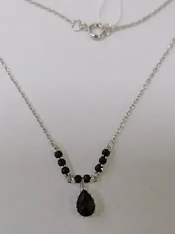 Цепь колье из серебра