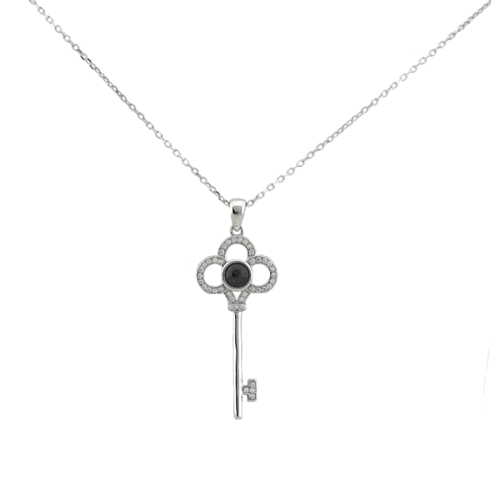 Цепь колье из серебра