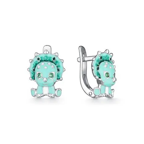 Серьги детские из серебра
