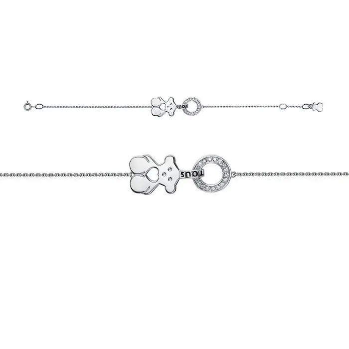 Браслет декоративный из серебра