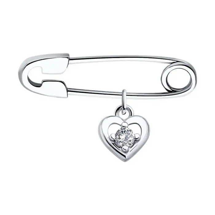 Булавка из серебра