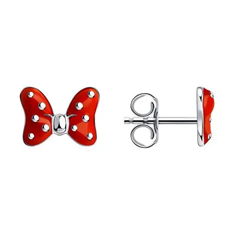 Серьги детские из серебра