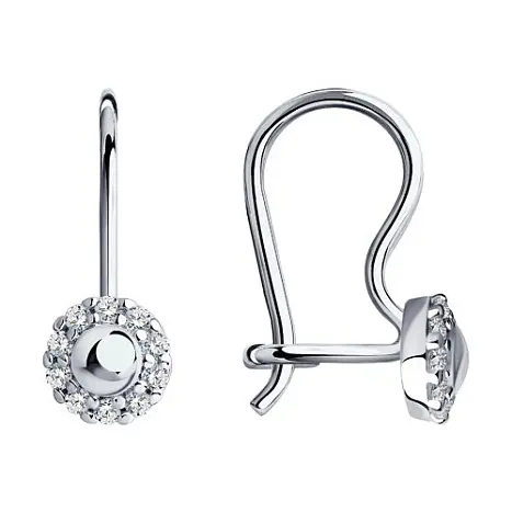 Серьги детские из серебра