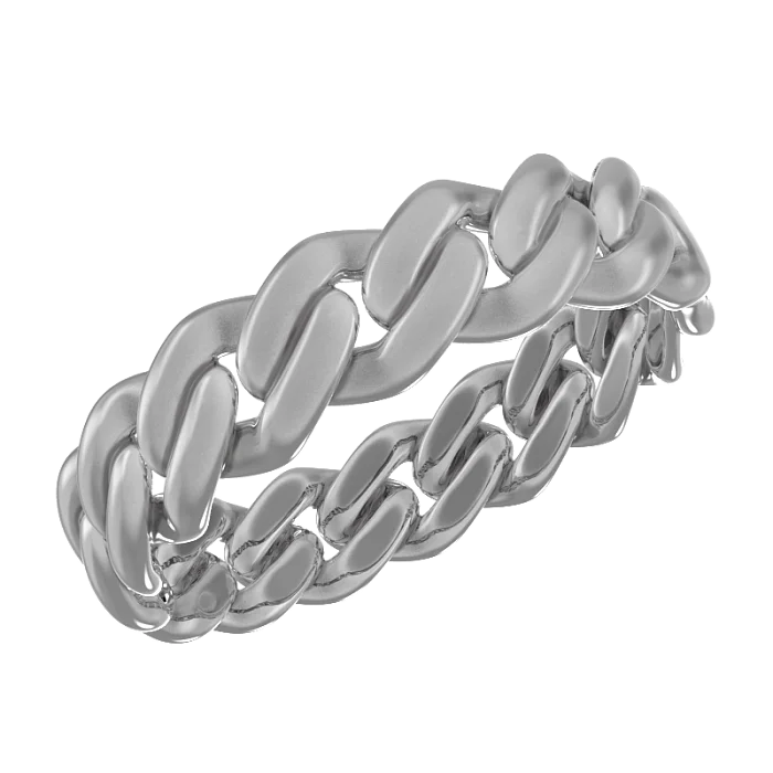 Кольцо декоративное из серебра