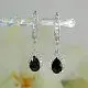 Серьги подвесные из серебра