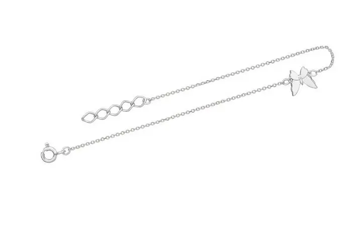 Браслет декоративный из серебра