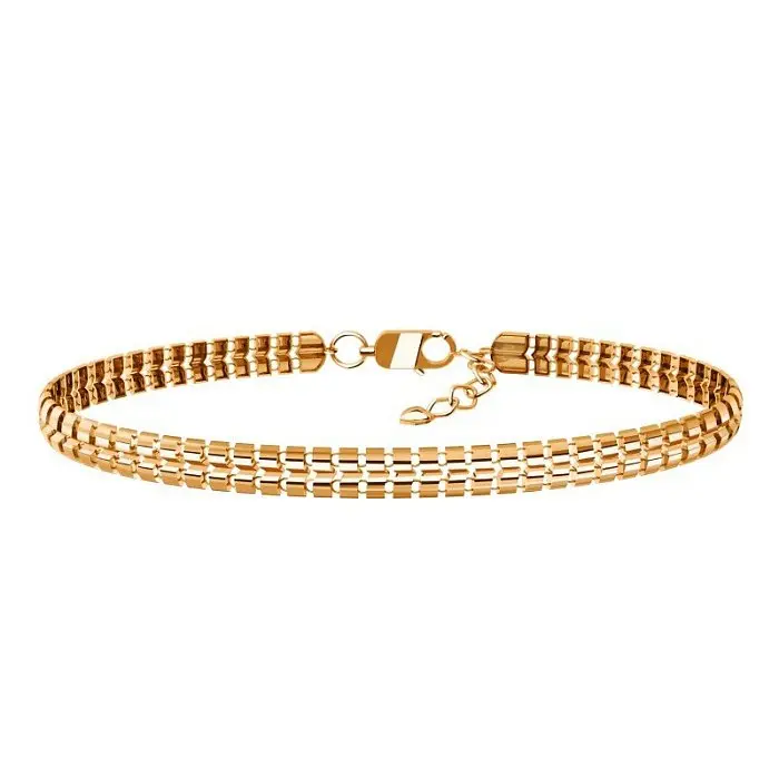 Браслет декоративный из красного золота