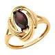 Кольцо декоративное из красного золота