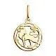 Подвеска знак зодиака из красного золота