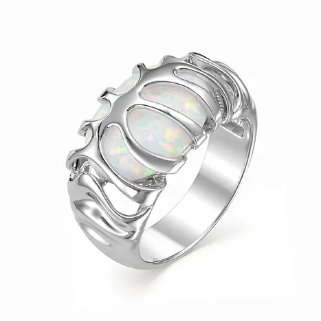Кольцо декоративное из серебра