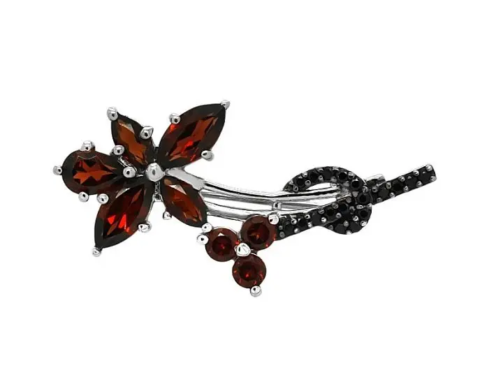 Брошь из серебра