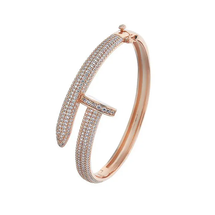 Браслет жесткий из позолоты