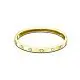 Браслет жесткий из желтого золота