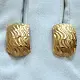 Серьги с английским замком из красного золота