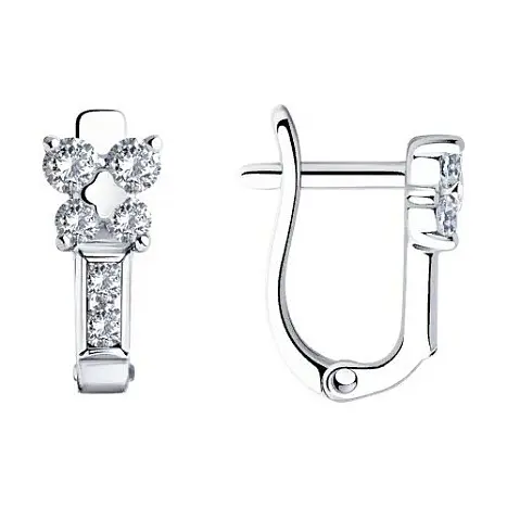 Серьги детские из серебра