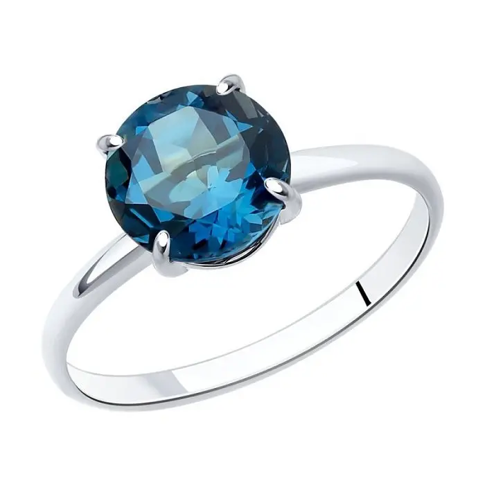 Кольцо декоративное из серебра