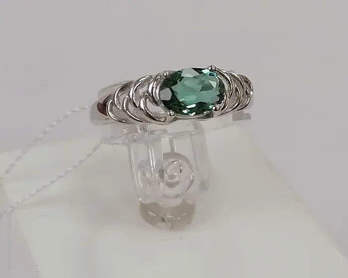 Кольцо декоративное из серебра