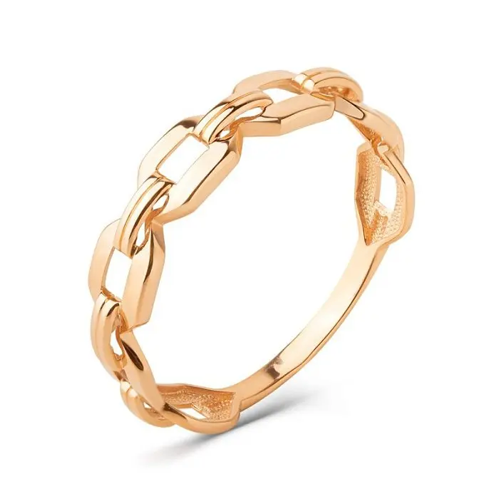 Кольцо декоративное из красного золота