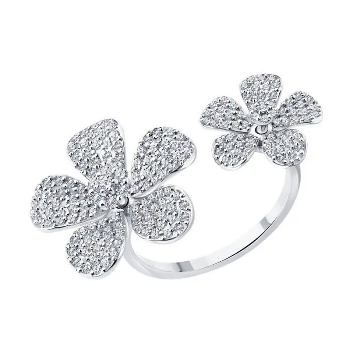 Кольцо декоративное из белого золота Кольцо декоративное из белого золота