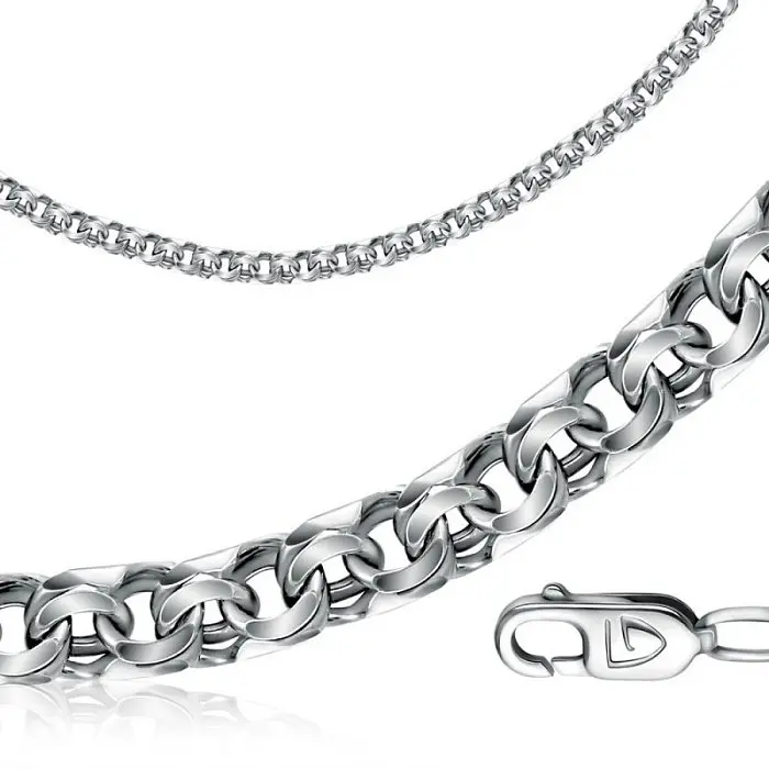 Цепь из серебра вид 1