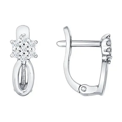 Серьги детские из серебра