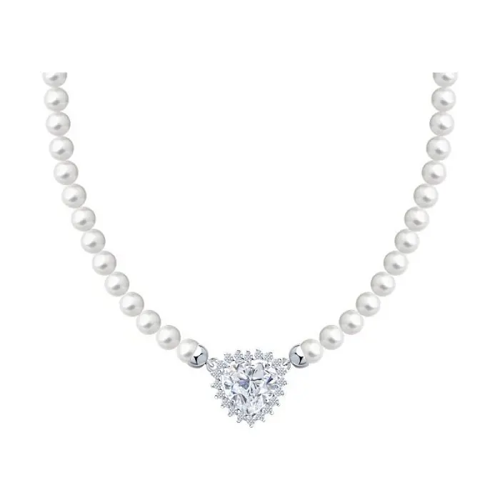 Цепь колье из серебра