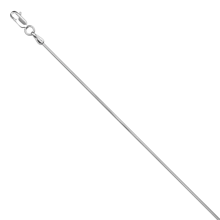 Цепь из белого золота вид 1