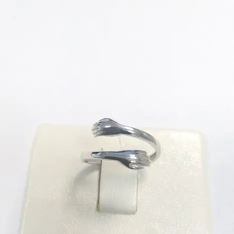 Кольцо декоративное из серебра