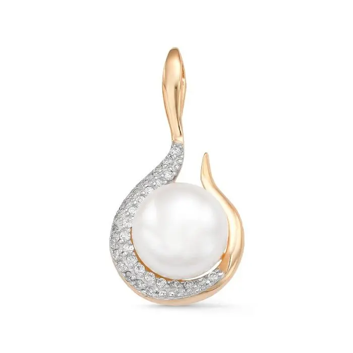 Подвеска декоративная из красного золота